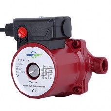 BOKYWOX 110V Hot Water Circulation Pump 3-Speed Circulating Water Pump For Solar Heater System(RS15-6 Red) - B071LFYBN4